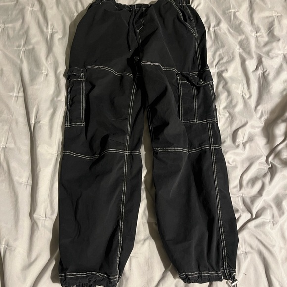 Blue red and black garage baggy pants - Picture 1 of 6